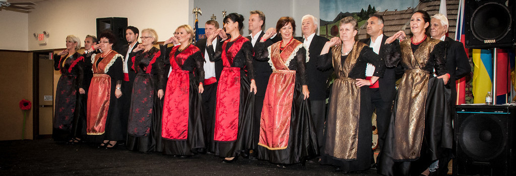 Split dance at Slavic Festival