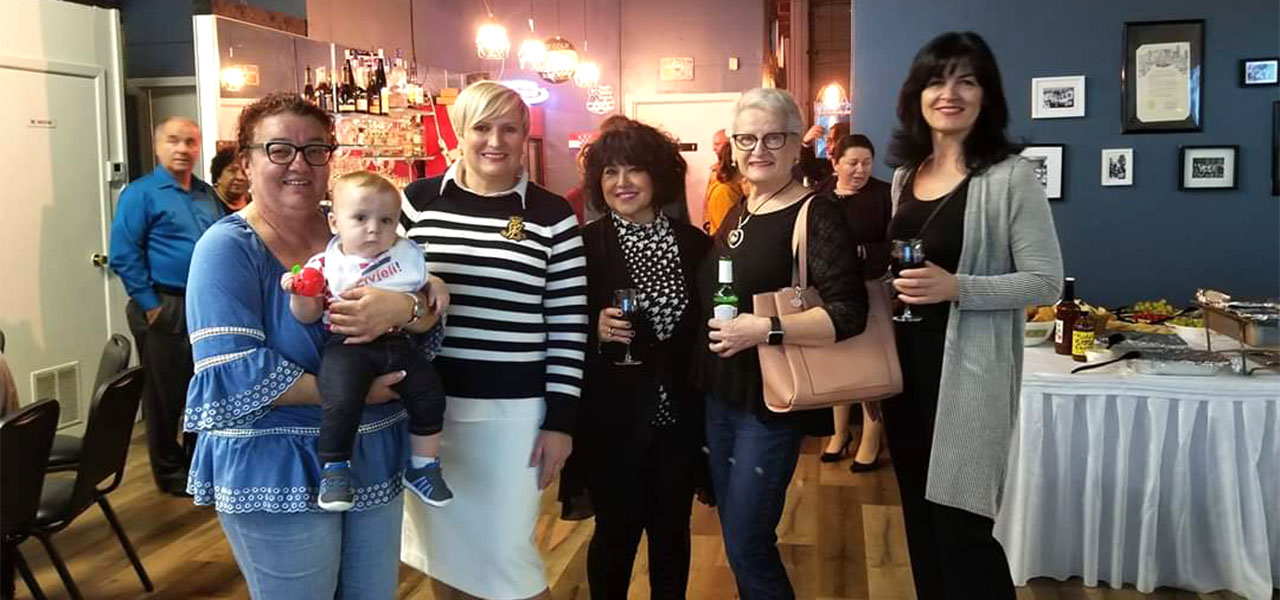 Croatian ladies at the night of meeting Croatian Ambassador in Houston