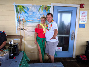 Image from Croatian party at Surfside beach